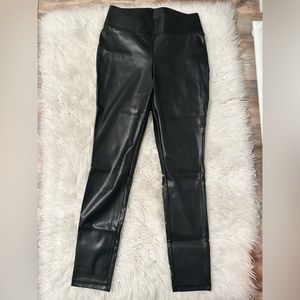 Faux leather leggings